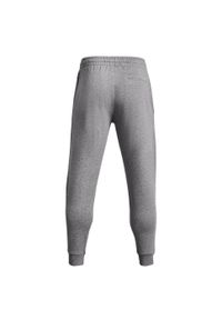 Under Armour - Spodnie Do Joggingu Męskie Polar Rival. Kolor: szary. Materiał: polar. Sport: bieganie