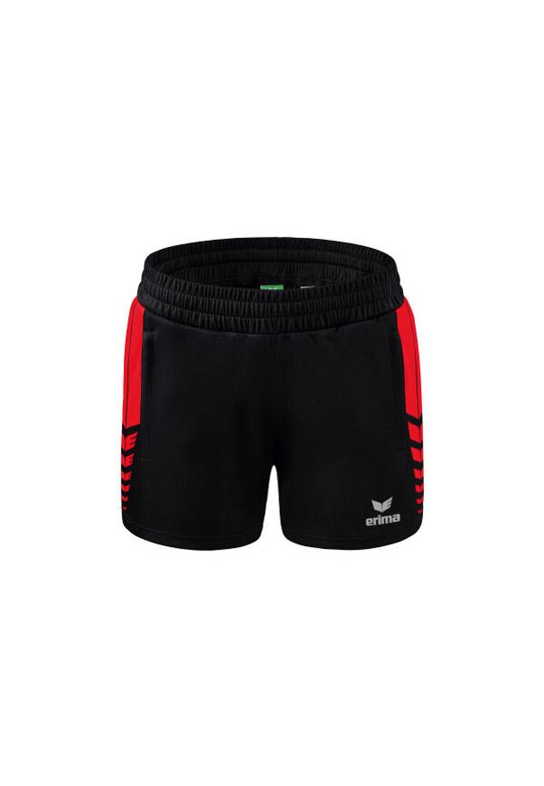 ERIMA - Szorty damskie Erima Worker Six Wings. Kolor: czarny, czerwony, wielokolorowy. Sport: fitness