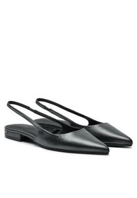 Calvin Klein Sandały Flat Slingback Pump Pearl HW0HW02120 Czarny. Kolor: czarny #2