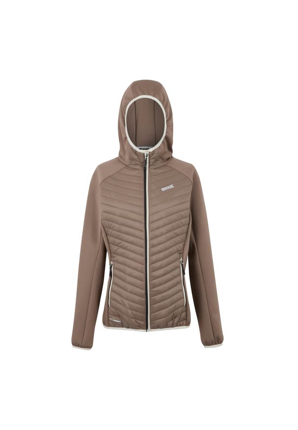 Regatta - Damska Kurtka Hybrydowa Anderson. Kolor: brązowy. Sport: turystyka piesza