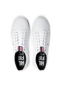 TOMMY HILFIGER - Tommy Hilfiger Sneakersy Iconic Long Lace Sneaker FM0FM01536 Biały. Kolor: biały. Materiał: materiał #7