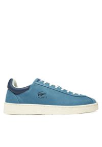 Lacoste Sneakersy 749SMA0030 Niebieski. Kolor: niebieski. Materiał: skóra