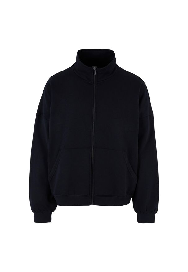 Kurtka z dresu Urban Classics 90's. Kolor: czarny. Materiał: dresówka. Sezon: lato