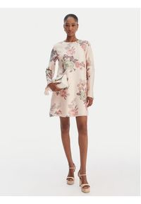 Marella Sukienka codzienna Samba 2613221171 Beżowy Regular Fit. Okazja: na co dzień. Kolor: beżowy. Materiał: jedwab. Typ sukienki: proste. Styl: casual #3