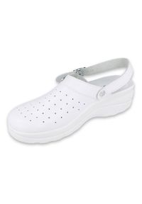 Befado obuwie damskie 157D002 białe. Kolor: biały. Materiał: skóra