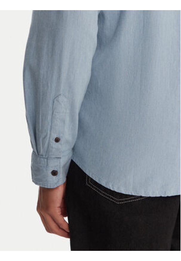 Quiksilver Koszula Premium Stretch EQYWT04670 Błękitny Regular Fit. Kolor: niebieski. Materiał: bawełna