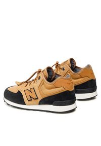 New Balance Sneakersy GV574HXB Brązowy. Kolor: brązowy. Materiał: zamsz, skóra
