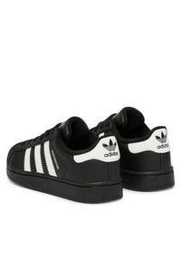 Adidas - adidas Sneakersy Superstar II C JH9981 Czarny. Kolor: czarny. Materiał: skóra. Model: Adidas Superstar #2