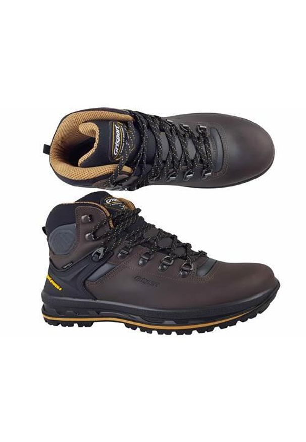 Buty trekkingowe męskie Grisport Marrone Dakar. Wysokość cholewki: za kostkę. Zapięcie: sznurówki. Kolor: brązowy, wielokolorowy. Materiał: tkanina, materiał, guma, syntetyk. Szerokość cholewki: normalna