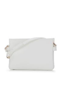 Wittchen - Damska listonoszka z ekoskóry w kwiaty. Kolor: biały. Wzór: kwiaty. Sezon: wiosna. Dodatki: z haftem. Materiał: skórzane. Styl: casual #2