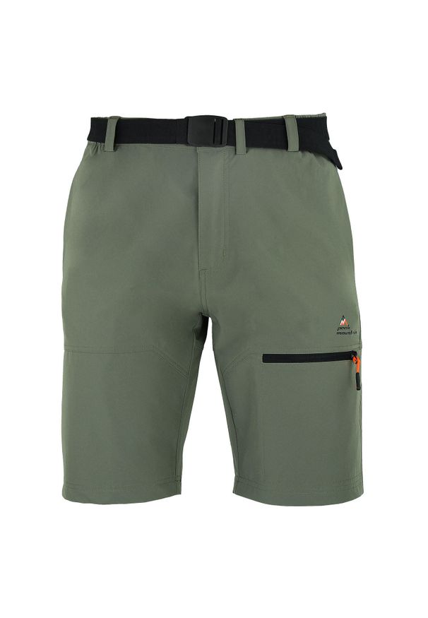 PEAK MOUNTAIN - Spodenki turystyczne Peak Mountain Cajasi. Kolor: zielony. Sport: turystyka piesza