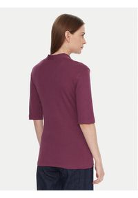 United Colors of Benetton - United Colors Of Benetton Bluzka 3GA2D400U Fioletowy Slim Fit. Kolor: fioletowy. Materiał: bawełna #4