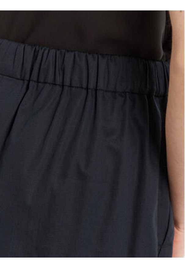 Max Mara Leisure Kuloty Antille 2516131017 Granatowy Regular Fit. Kolor: niebieski. Materiał: bawełna