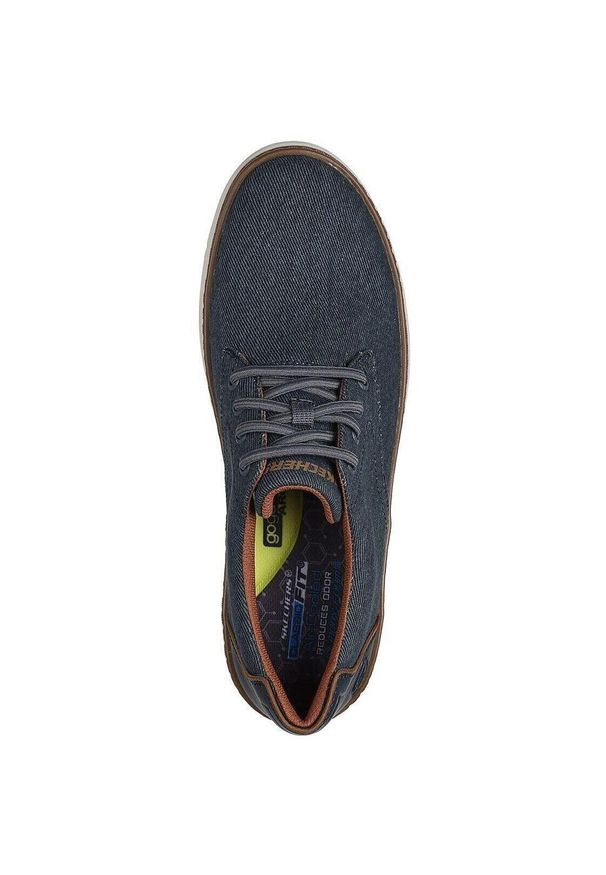 skechers - Adidasy Skechers Hyland - Ratner, Mężczyźni. Kolor: niebieski. Materiał: materiał