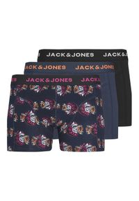 Jack & Jones - Jack&Jones Komplet 3 par bokserek 12237425 Kolorowy. Materiał: bawełna. Wzór: kolorowy #1