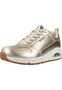 skechers - Tenisówki Skechers Model Uno - Metallixs Kolor Złoty. Kolor: żółty. Materiał: syntetyk, tkanina