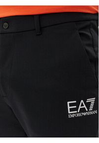 EA7 Emporio Armani Spodnie materiałowe 3DPP01 PNFRZ 1200 Czarny Regular Fit. Kolor: czarny. Materiał: syntetyk