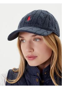 Polo Ralph Lauren Czapka z daszkiem 455981420003 Granatowy. Kolor: niebieski. Materiał: wełna, materiał #3