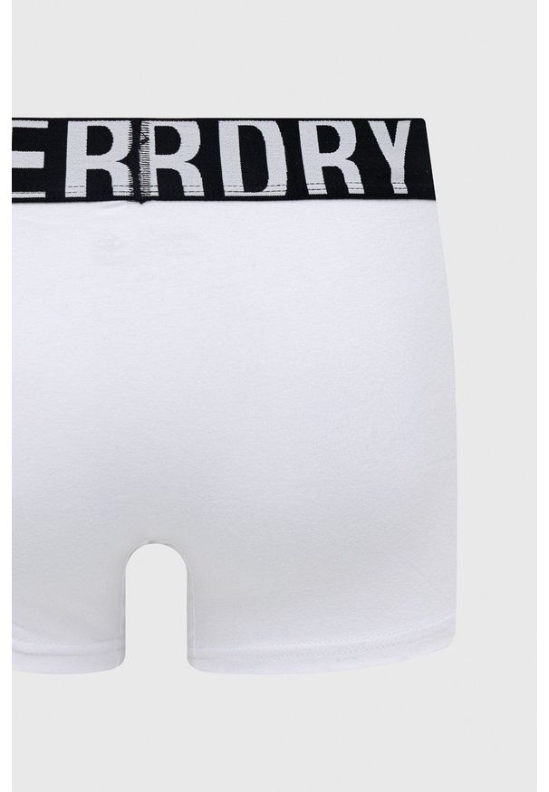 Superdry Bokserki (2-pack) kolor biały. Kolor: biały. Materiał: bawełna