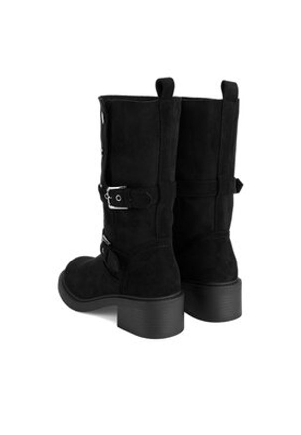 Jenny Fairy Kozaki WFA2881-1 Czarny. Kolor: czarny. Materiał: materiał