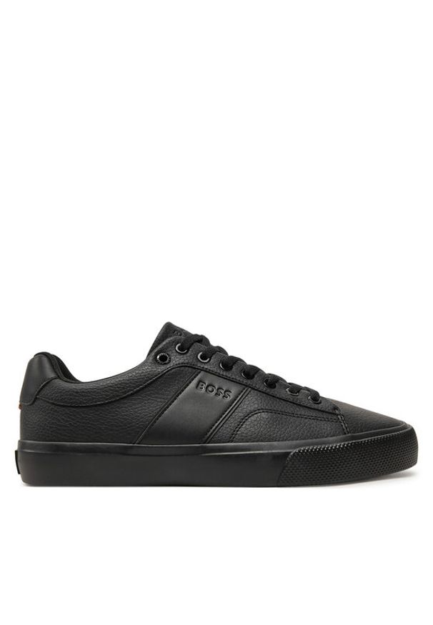BOSS - Boss Sneakersy Aiden 50522833 Czarny. Kolor: czarny. Materiał: skóra