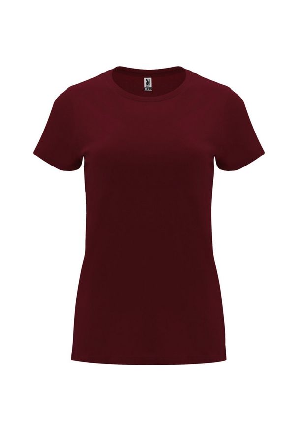 ROLY - Damska Koszulka Z Krótkim Rękawem Capri. Kolor: czerwony. Długość rękawa: krótki rękaw. Długość: krótkie. Sport: turystyka piesza