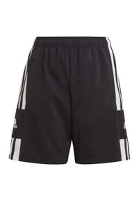 Adidas - Squadra 21 Woven Shorts. Kolor: biały, wielokolorowy, czarny. Sport: fitness