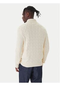 Polo Ralph Lauren Sweter 710899975005 Écru Regular Fit. Typ kołnierza: polo. Materiał: bawełna #3