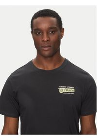 Element T-Shirt ELYZT00519 Czarny Regular Fit. Kolor: czarny. Materiał: bawełna