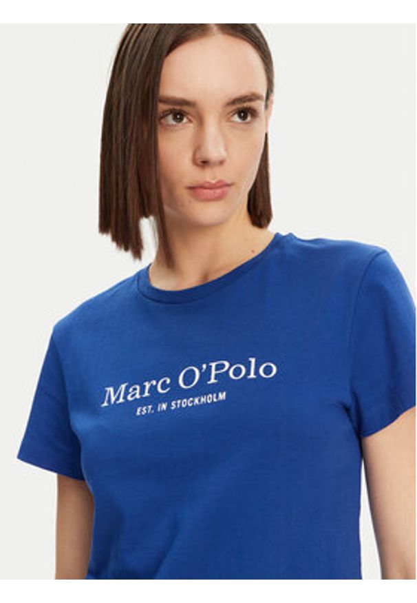 Marc O'Polo T-Shirt 502 2293 51055 Niebieski Regular Fit. Typ kołnierza: polo. Kolor: niebieski. Materiał: bawełna