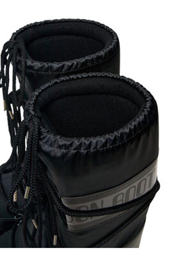 Moon Boot Śniegowce 80D1401680 Czarny. Kolor: czarny. Materiał: skóra