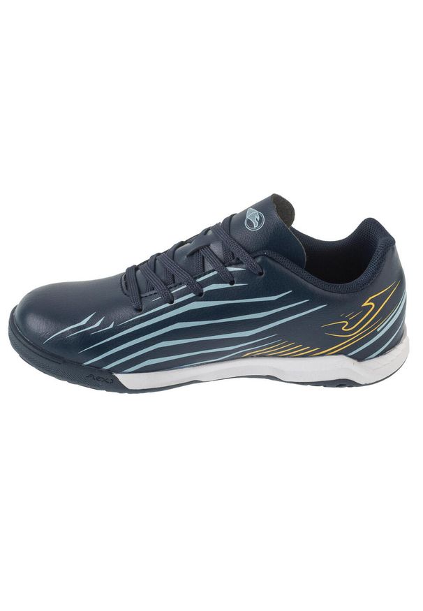 Joma - Buty halowe do piłki nożnej chłopięce, Propulsion Jr 25 PRJW IN. Kolor: niebieski. Sport: piłka nożna