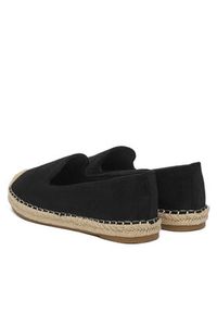 DeeZee Espadryle RS07-18 Czarny. Kolor: czarny. Materiał: materiał #4