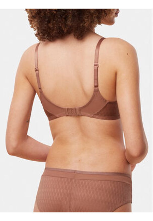 Triumph Biustonosz z fiszbiną Azalea Florale WP 10184809 Brązowy. Kolor: brązowy. Materiał: syntetyk