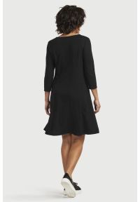 Cellbes - Dżersejowa sukienka ze wzorem. Okazja: na co dzień. Kolor: czarny. Materiał: jersey. Styl: casual, elegancki