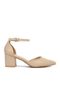 Jenny - Czółenka JENNY. Kolor: beżowy #1
