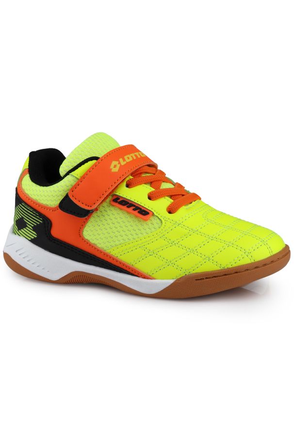 LOTTO - Buty dziecięce sportowe Lotto FLITTER K. Kolor: czarny, pomarańczowy, żółty, zielony, wielokolorowy. Sport: turystyka piesza