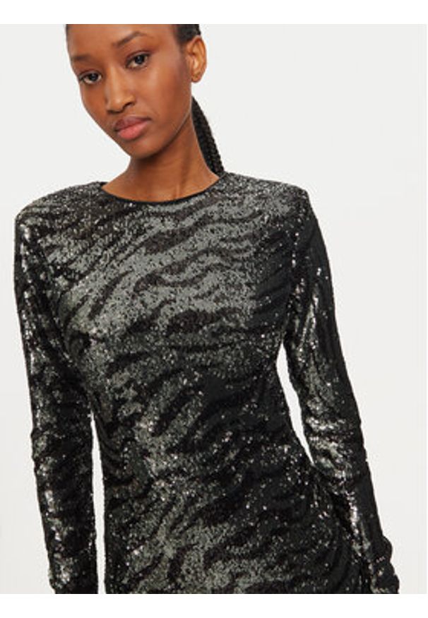 BARDOT - Bardot Sukienka koktajlowa 58950DB1 Czarny Regular Fit. Kolor: czarny. Materiał: syntetyk. Styl: wizytowy