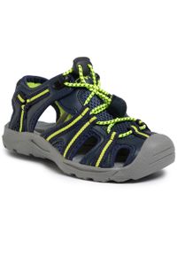 Sandały CMP Kids Aquarii Hiking Sandal 30Q9664 Cosmo N985. Kolor: niebieski. Materiał: skóra
