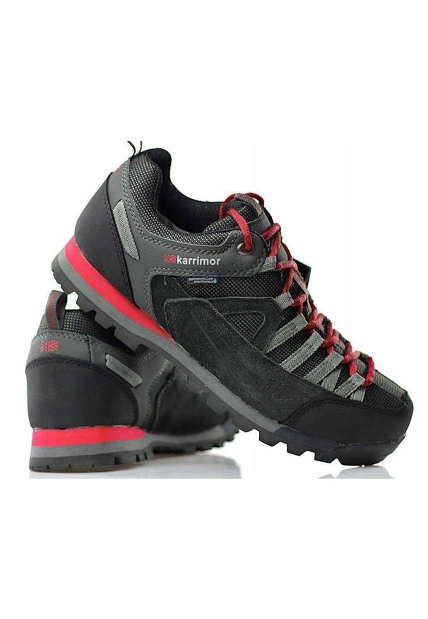 Buty trekkingowe męskie Karrimor Spike Low 3 K950. Kolor: czarny