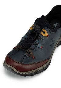 Rieker Półbuty N3271-35 Niebieski. Kolor: niebieski. Materiał: materiał #6