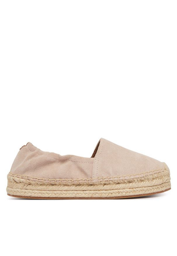 BOSS Espadryle Madeira 50563438 Czerwony. Kolor: czerwony. Materiał: skóra, zamsz