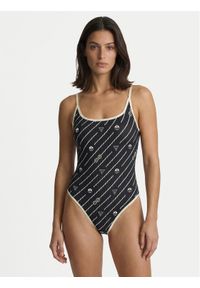 Guess Strój kąpielowy W6GZ07 K3280 Granatowy. Kolor: niebieski. Materiał: syntetyk #1