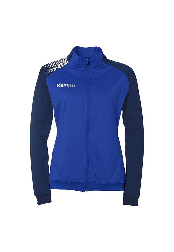 KEMPA - Damska bluza dresowa Kempa Ambition 28 Poly. Kolor: niebieski. Materiał: dresówka. Sport: piłka ręczna