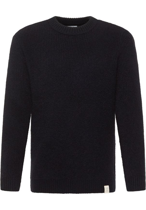 Mustang - MUSTANG Emil C Crew MĘSKI SWETER Dark Sapphire 1015801 4136