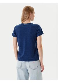Guess Jeans T-Shirt W5YI22 KCTL1 Granatowy Regular Fit. Kolor: niebieski. Materiał: bawełna #4