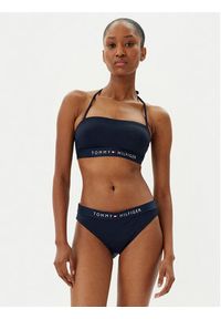 TOMMY HILFIGER - Tommy Hilfiger Góra od bikini UW0UW04136 Granatowy. Kolor: niebieski. Materiał: syntetyk #3