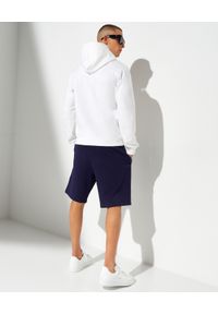 Kenzo - KENZO - Biała bluza z kapturem. Typ kołnierza: kaptur. Kolor: biały. Materiał: prążkowany, bawełna. Długość rękawa: długi rękaw. Długość: długie. Wzór: haft