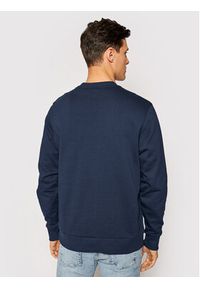 Calvin Klein Bluza Logo K10K104059 Granatowy Regular Fit. Kolor: niebieski. Materiał: bawełna #5