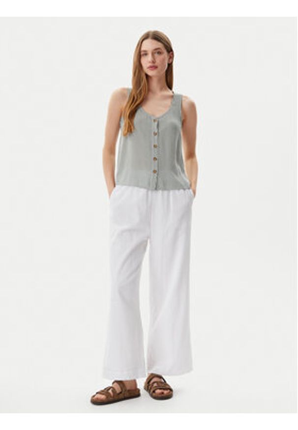 Vero Moda Top Bumpy 10325830 Zielony Standard Fit. Kolor: zielony. Materiał: wiskoza